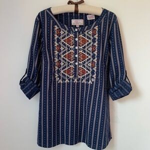 New Panhandle Embroidered Western Tunic